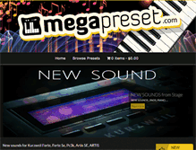 Tablet Screenshot of megapreset.com